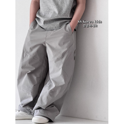 SS高街痞帥繖兵褲夏季戶外設計沖鋒褲2025新款洋氣兒童工裝褲女童
