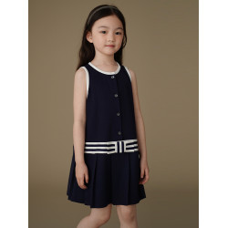 哈齒童裝夏季兒童甜美連衣裙女童背心裙女孩運動休閒夏裝2025新款