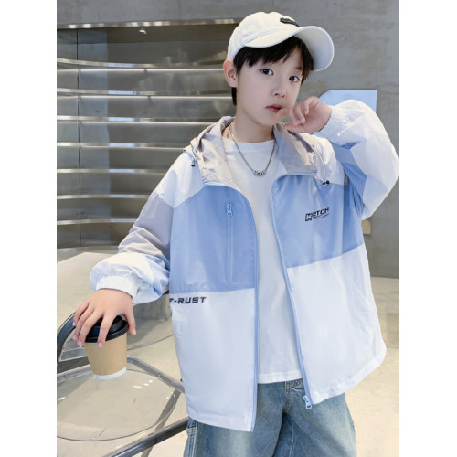 防曬衣兒童男童夏裝2025新款中大童夏季外套速乾輕薄透氣防曬服