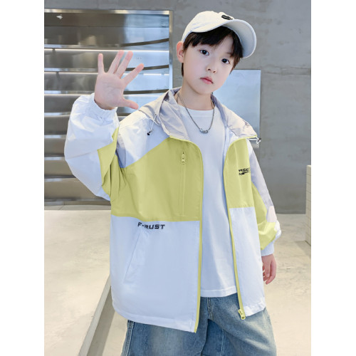 防曬衣兒童男童夏裝2025新款中大童夏季外套速乾輕薄透氣防曬服