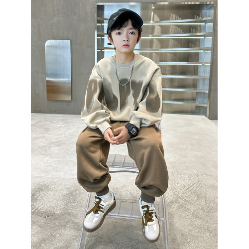 英國Next Svip秋裝男童品牌童裝套裝2025新款兒童春秋款衛衣時髦