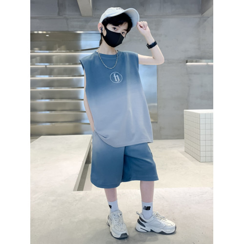 英國Next Svip男童兒童套裝夏2025新款兒童中大童男孩短袖兩件套