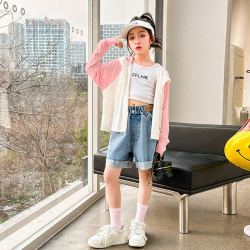 【CC家居控】女童防曬衣夏季薄款兒童透氣防紫外線夏裝外套A9667