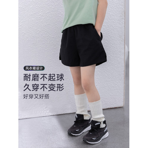兒童速乾短褲2025夏季新款女童薄款運動褲五分褲中大童戶外休閒褲