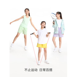【輕量速乾】萌格格女童短褲寬松運動網球褲速乾透氣薄款夏五分褲