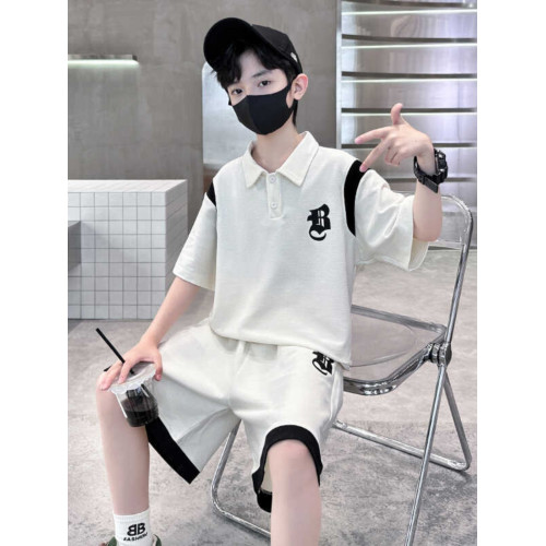 男童套裝夏季短袖薄款男孩兩件套2025夏裝polo衫衣服潮帥氣超劃算
