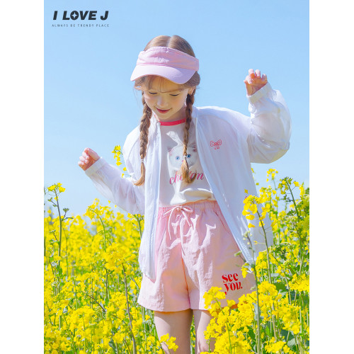 ILOVEJ韓國童裝2025夏季女童小貓莫代爾無袖T恤透氣上衣/JXUTO12