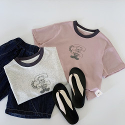 Mommy童裝兒童夏裝男童短袖t恤中小童上衣夏季新款小男孩寬松半袖