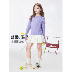 女童半身裙2025新款夏裝兒童短裙速乾褲運動百褶裙中大童網球裙褲