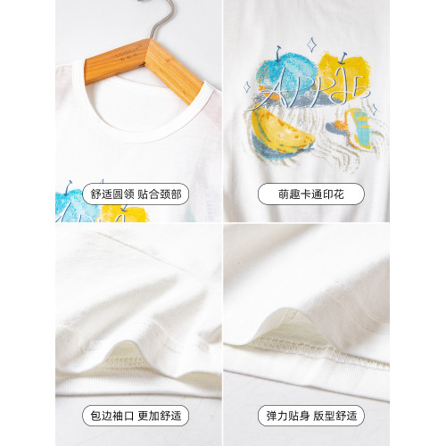 粒粒仔兒童短袖女童t恤打底衫上衣夏裝可愛時尚2025新品A百搭清新