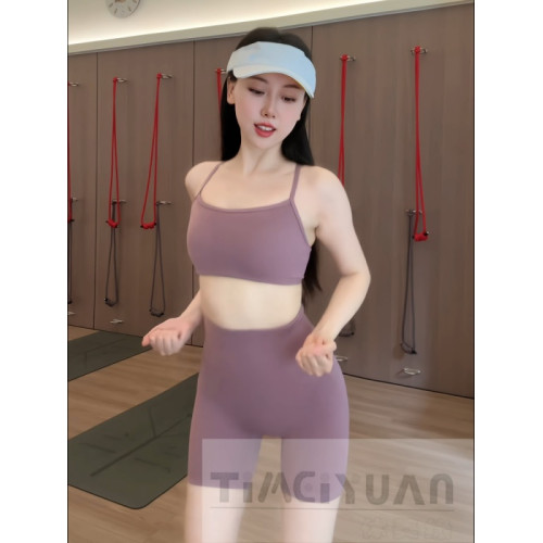 體美緣瑜伽褲女高腰提臀顯瘦高彈透氣健身運動褲薄款夏季瑜伽短褲