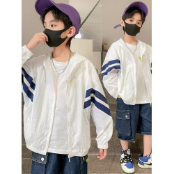 男童防曬衣2025新款中大童夏季防曬外套小男孩透氣服防紫外線潮
