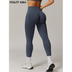 Vitality Girls歐美瑜伽長褲提臀高腰收腹透氣運動緊身健身褲子女