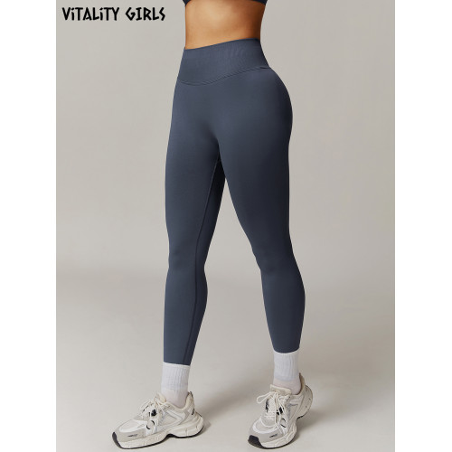 Vitality Girls歐美瑜伽長褲提臀高腰收腹透氣運動緊身健身褲子女