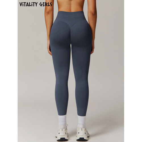 Vitality Girls歐美瑜伽長褲提臀高腰收腹透氣運動緊身健身褲子女