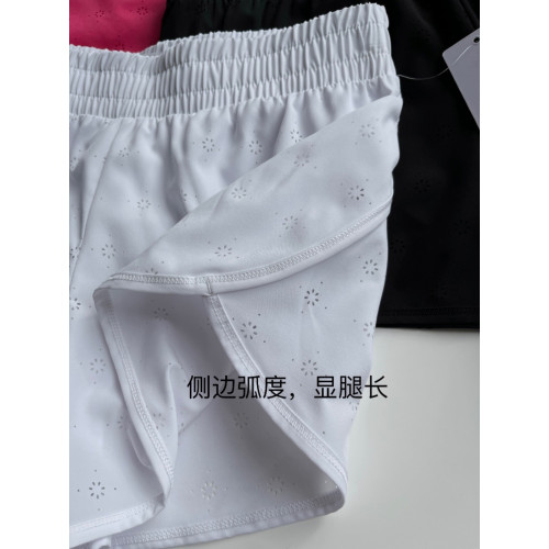 北美YOGA* 速乾涼快運動短褲健身打球跑步短褲 有內襯夏季運動褲