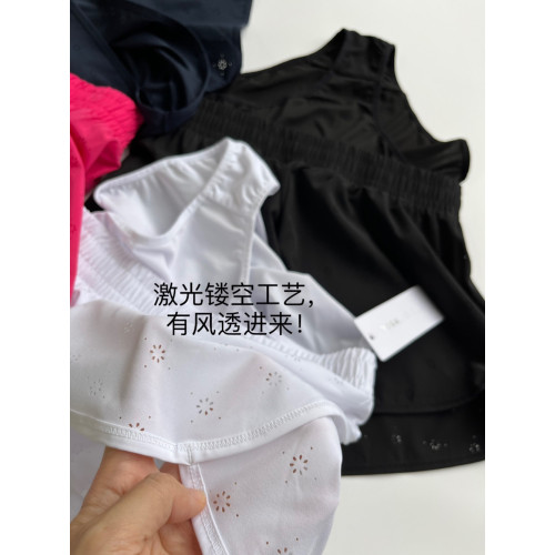北美YOGA* 速乾涼快運動短褲健身打球跑步短褲 有內襯夏季運動褲