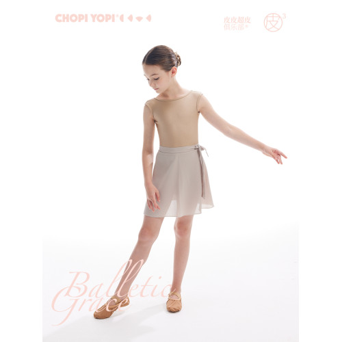 chopiyopi童裝 女童無袖連體舞蹈服夏季新款露背練功專業體操服