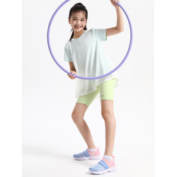 女童五分褲速乾褲騎行褲運動高彈打底褲網球服快乾排汗2025夏新款