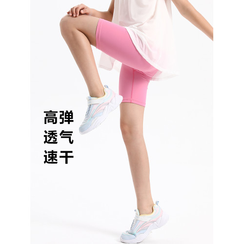 女童五分褲速乾褲騎行褲運動高彈打底褲網球服快乾排汗2025夏新款