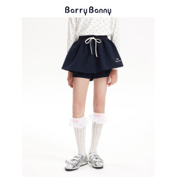 BarryBanny女童花苞褲裙2025夏季新款兒童復古芭蕾裙假兩件半身裙