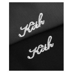 KITH 夏季新款刺綉涼感西褲男士休閒褲寬松休閒直筒濶腿褲西裝褲