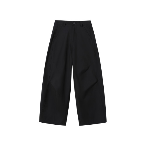 it :5cm/FIVECM休閒西裝褲男士2025夏季潮流顯瘦寬松高級感濶腿褲