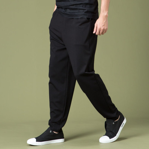 夏季寬松大碼男士哈倫褲小腳休閒褲濶腿褲薄款加大碼運動褲大襠褲