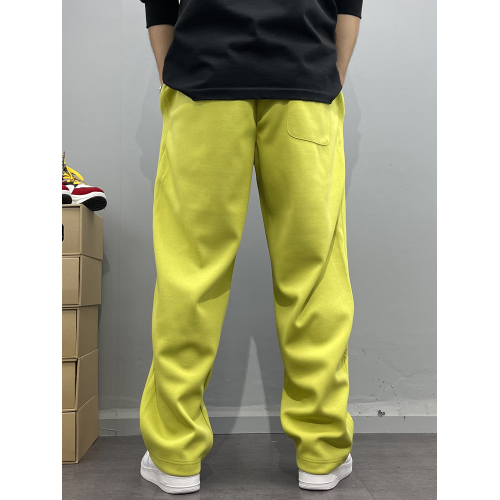 側邊條紋美式復古街頭嘻哈休閒褲男寬松直筒濶腿褲高街風運動衛褲