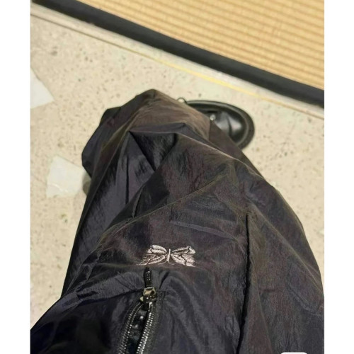 超輕薄！自主NEEDLES聯名BEAMS尼龍防水工裝休閒濶腿褲男蝴蝶束腳