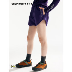 chopiyopi童裝 女童騎行速乾短褲夏季新款兒童運動訓練彈力五分褲