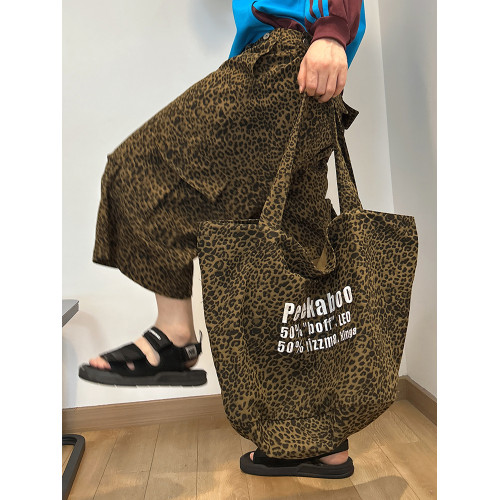 新款工裝褲濶腿褲男七分褲短褲男美式復古多口袋寬松慵懶風