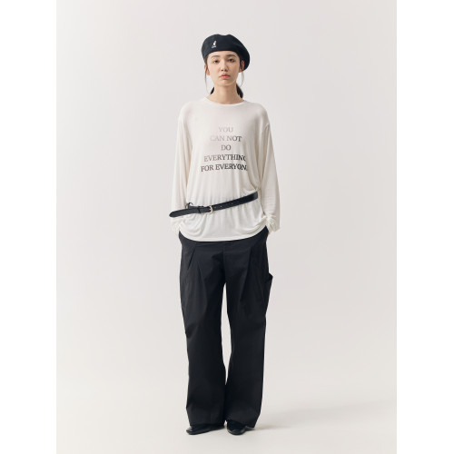 OCTOBEE LAB日本東麗春夏香蕉褲彎刀褲涼感薄款休閒褲長褲褲子男