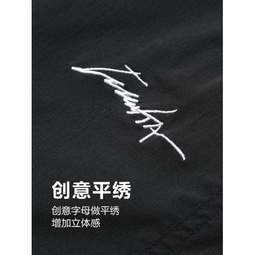 GUUKA美式直筒防曬夏季褲子男潮牌長褲 UPF1000+繖兵褲直筒濶腿褲