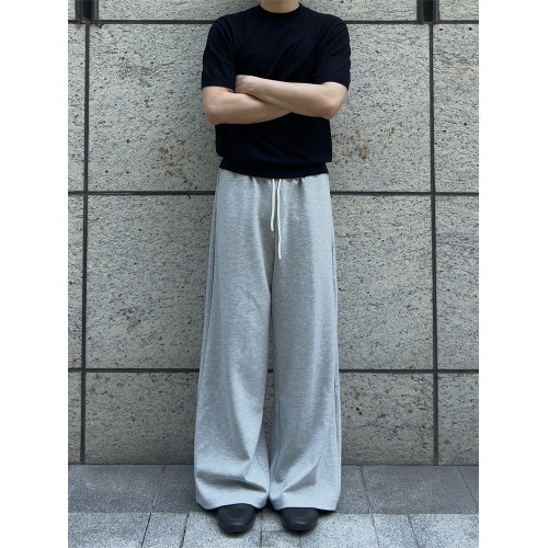 Outcast液氮空氣層休閒長褲垂感廓形寬松衛褲cleanfi直筒濶腿褲