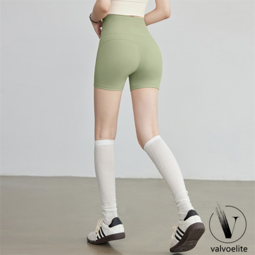 VALVOELITE無尲尬線健身短褲女蜜桃提臀瑜伽三分褲包臀彈力運動褲