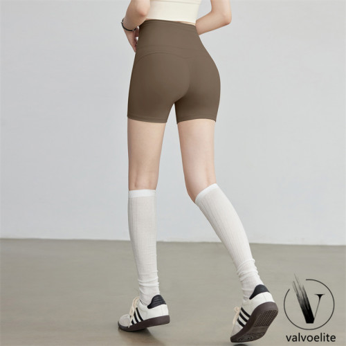 VALVOELITE無尲尬線健身短褲女蜜桃提臀瑜伽三分褲包臀彈力運動褲