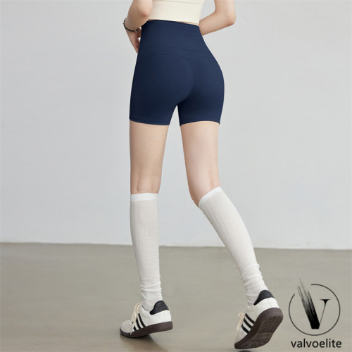 VALVOELITE無尲尬線健身短褲女蜜桃提臀瑜伽三分褲包臀彈力運動褲