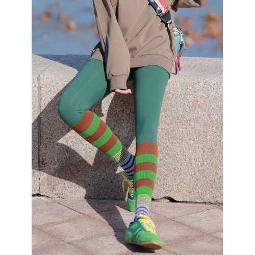 瑜伽褲女高腰提臀高彈訓練褲磨毛收腹顯瘦運動褲速乾春夏臀健身褲