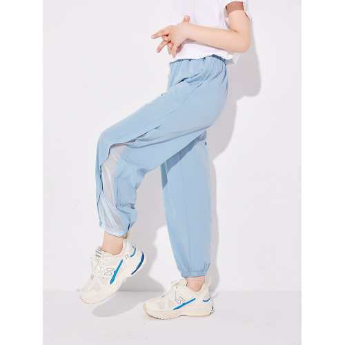 女童防蚊褲冰絲夏季薄款兒童速乾褲子大童女寶2025新款運動褲長褲