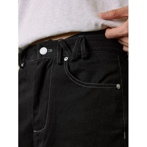 MEDM M形褲袢休閒長褲夏季美式潮牌設計感街頭復古寬松垂感濶腿褲