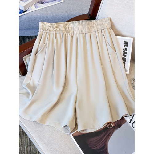 大碼胖女童夏裝青少年女孩大童女裝夏季薄款濶腿短褲外穿五分褲子