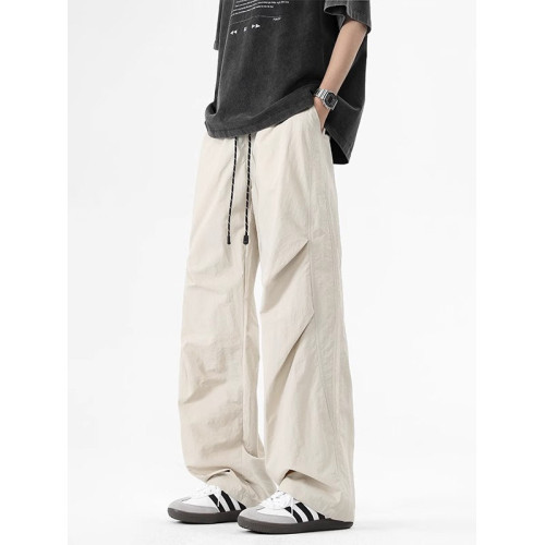 BONELESS BTW潮牌復古工裝戶外登山褲春夏新款寬松高街直筒濶腿褲