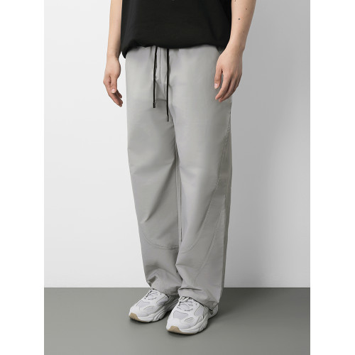 百機寬松休閒褲男夏季吸溼速乾沖鋒褲直筒濶腿褲子女運動長褲百搭