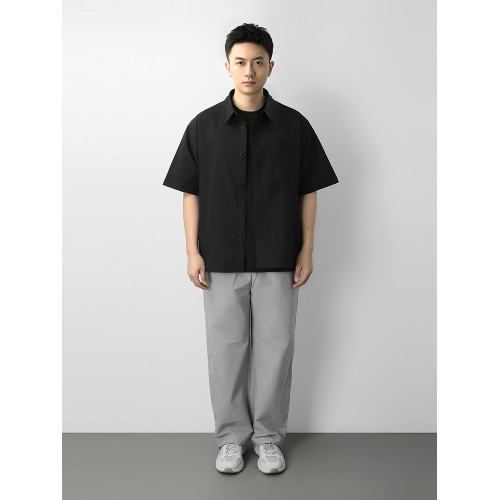 百機寬松休閒褲男夏季吸溼速乾沖鋒褲直筒濶腿褲子女運動長褲百搭