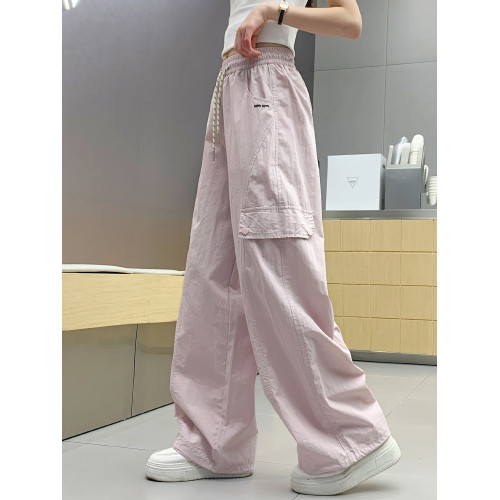 女童防蚊褲夏季薄款兒童速乾褲子夏裝2025新款大童冰絲休閒長褲