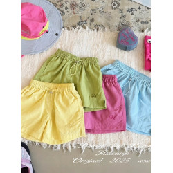 女童夏季2025新款休閒短褲兒童百搭褲子夏裝中大童薄款五分褲洋氣