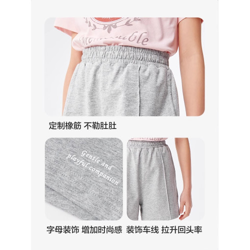 巴拉巴拉女童短褲大童速乾五分褲兒童時尚運動褲子夏季新款童裝潮