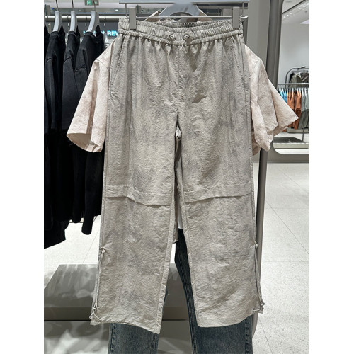 2025夏季新款WLJZWFJTUR男裝休閒百搭寬松松緊腰濶腿褲 UML650022