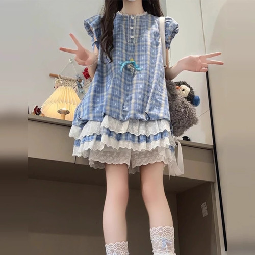 女童巨好看的連衣裙兒童裙子高級感夏2025新款女大童女孩絕美套裝